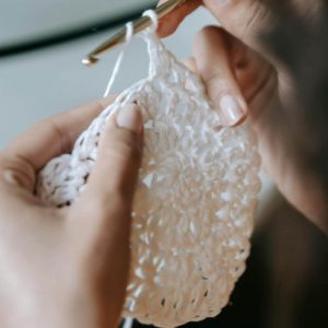 tejido de crochet