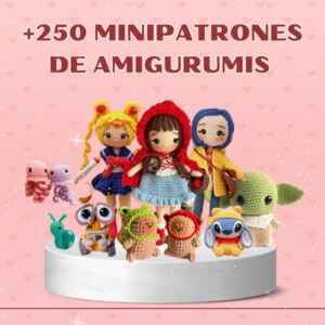 Ebook de 250 mini patrones de amigurumis
