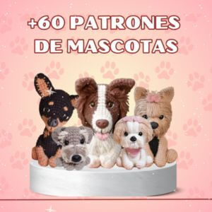 ebook de 60 patrones de mascotas